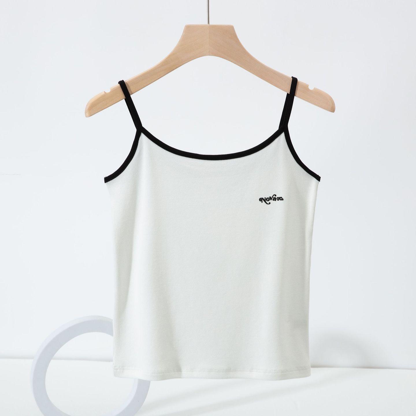 

Women s Color Block Ribbed Camisole Vest - Sweet & Casual Summer Top One Size