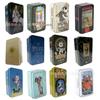 High-End Tarot Card Deck with Foil Stamping In Iron Box and Paper Instructions