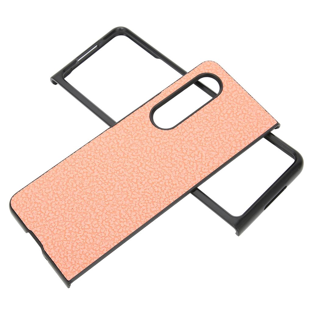 Phone Protective Case Scratch Resistant PU Leather Phone Cover Protector for Galaxy Z Fold 3
