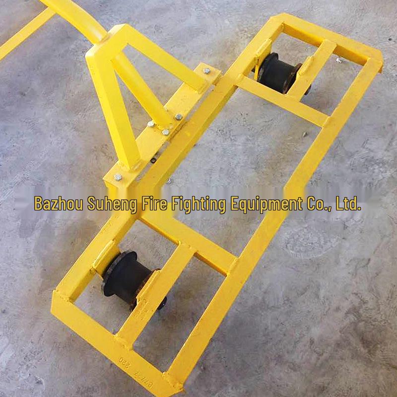 Insulated Double-Wheel Hand-Pushed Monorail Transport Cart, 500kg Capacity