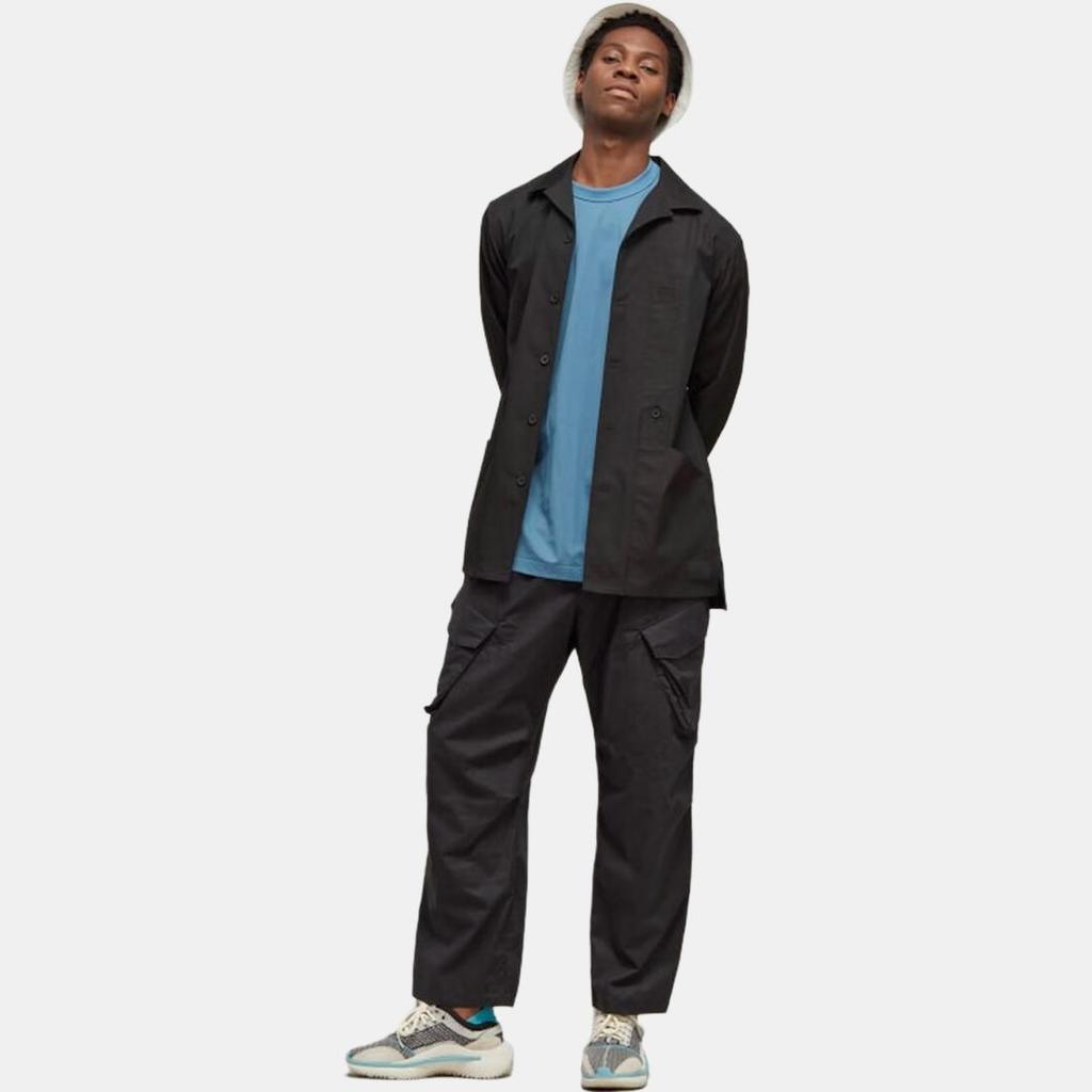 Y-3 Effen Kleur Sport Straight Leg Zakken Losse Casual Broeken Heren Onderkleding Zwart H63028