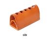 Retro Genuine Leather Handmade Multifunctional Pen Holder & Stationery Storage Rack