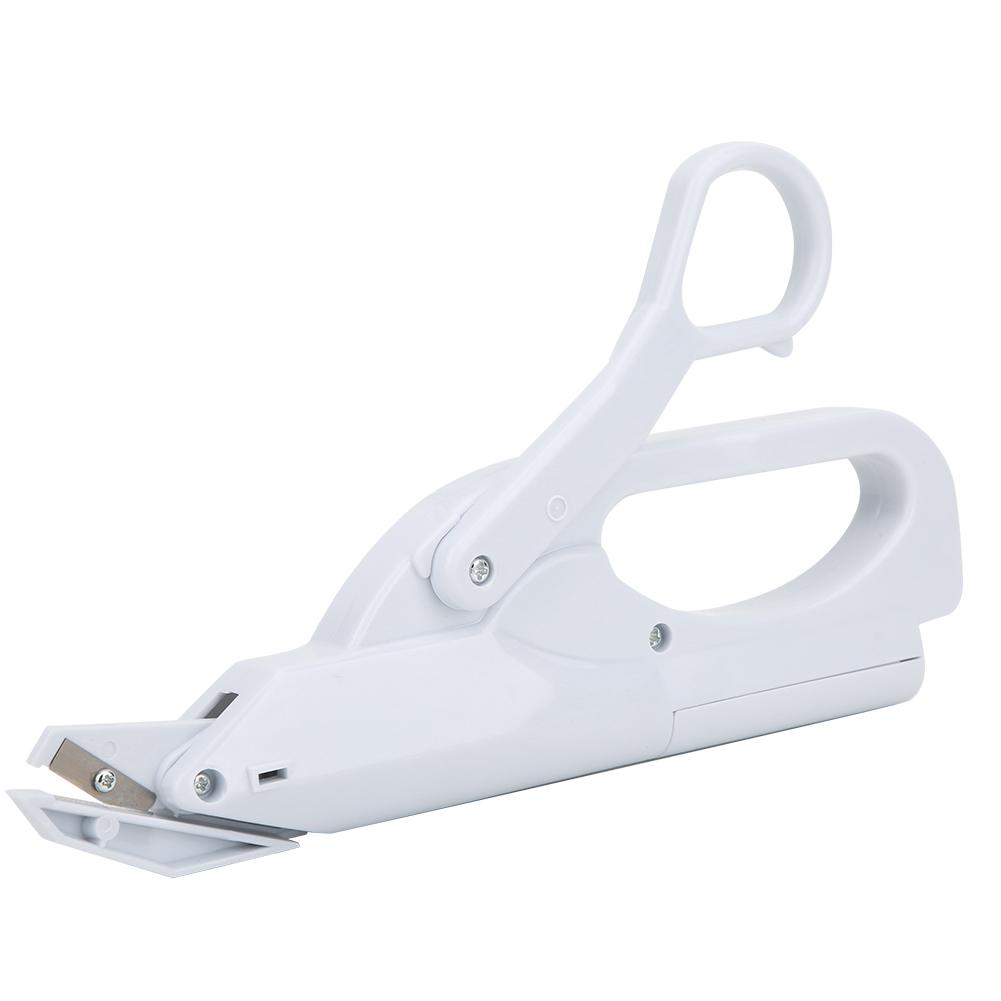 

Бытовые электрические портновские ножницы для шитья, резак для одежды, ножницы для резки ткани, инструмент для резки, белый