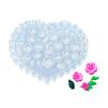Herzförmige Silikonformen für 3D Gel Nail Art Kirschblüten-Design Wiederverwendbare DIY Nagel-Charms Zubehör