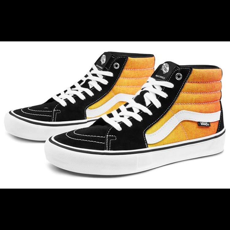 Vans SK8 HI Pro 'Fade Black Orange' VN0A45JDSWE