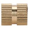 100Pcs Knurl Insert Nut Brass Double Pass Embedded Fastener HandMade Accessories M6x10x8