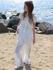 ETMON Crinkle Summer Pants, White
