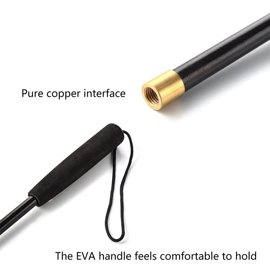 Karpfenangeln Köder Wurflöffel Abnehmbare Wurfköder Schaufel zum Füttern von Partikeln Boilies Angelgerät Werkzeug