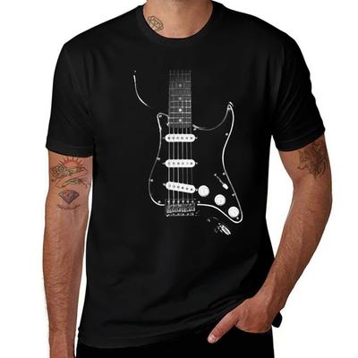 Black Glowstrings T-Shirt Cotton Tshirt 100% Man T Shirts Graphic T-Shirt