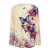 Long Sleeve Shirts For Women Cute Print Graphic Tees Blouses Casual Plus Size Basic Tops Pullover