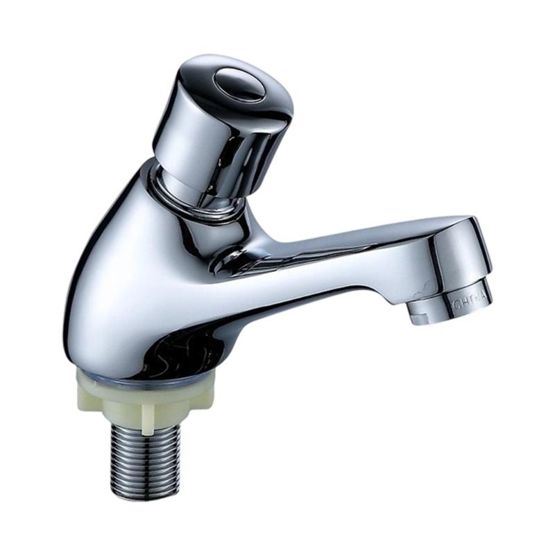 Heavy Type Alloys Basins Faucet Cold Water Only Leak Resistant Coppers Mechanism Easy Installation Bathroom Fixture