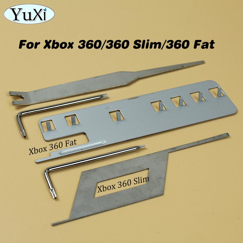 For Xbox 360 Slim Fat Opening Tools Repair Disassemble Screw Kit For Xbox 360 Gamepad Console TX X Clamp X-Clamp Removal Tools