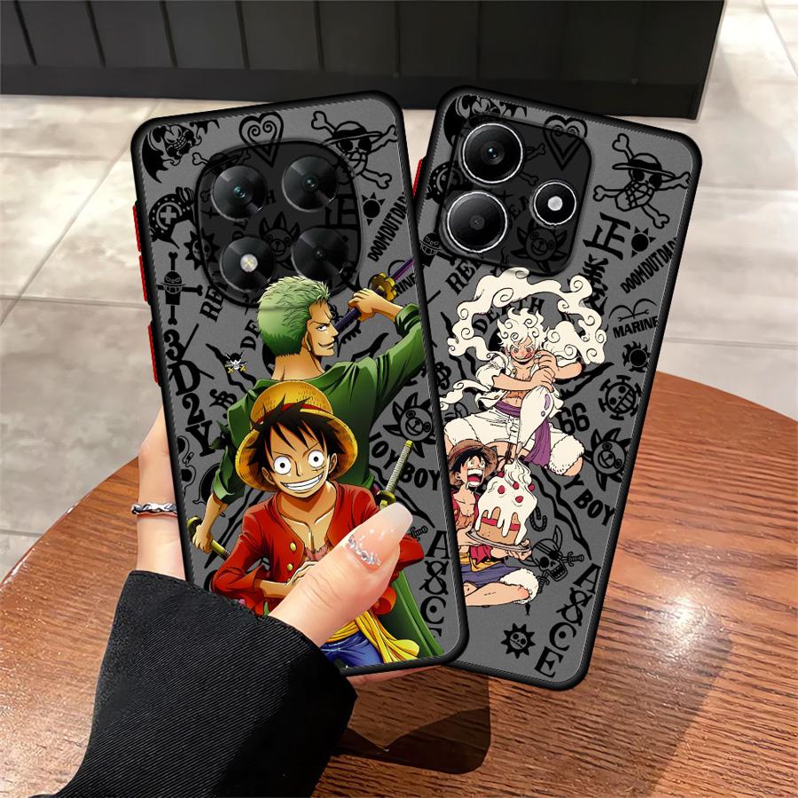 Anime One Piece Luffy Zoro Funda Back Phone Cover Case for Xiaomi Redmi Note 14 14C A4 11 12 13C 13 Pro Plus 9S 10
