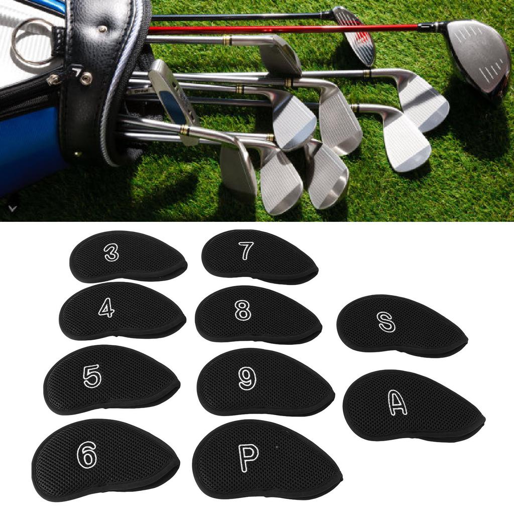 10pcs Head Cover Breathable Nylon Mesh Soft Lining Protective Iron Covers Set