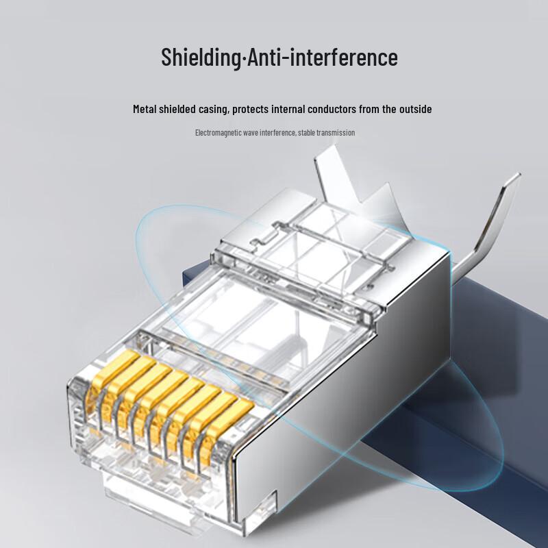 

UGREEN Cat6a Shielded RJ45 Network Connector
