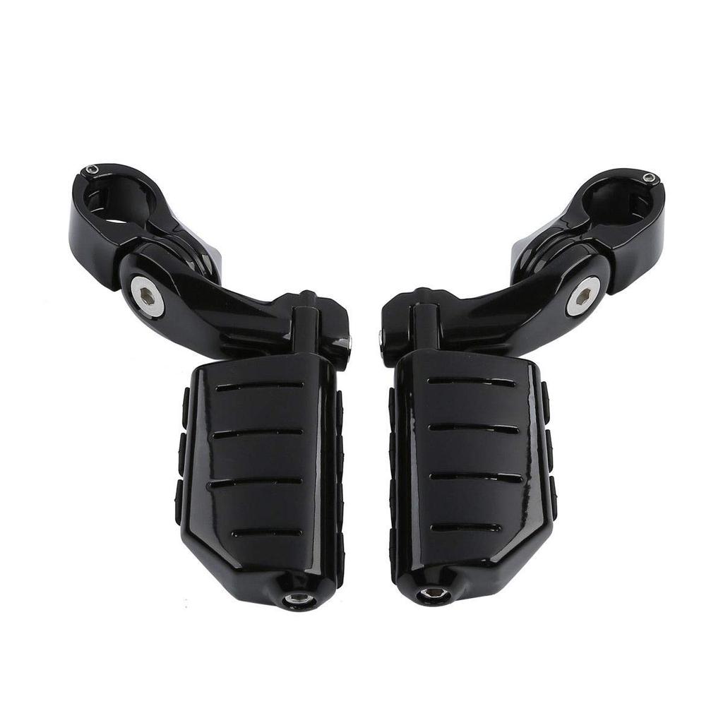 HUILI-JPHOME Short 32mm 1.25'' Universal Up Highway Foot Pegs Foot Pedals Footrest Honda Kawasaki
