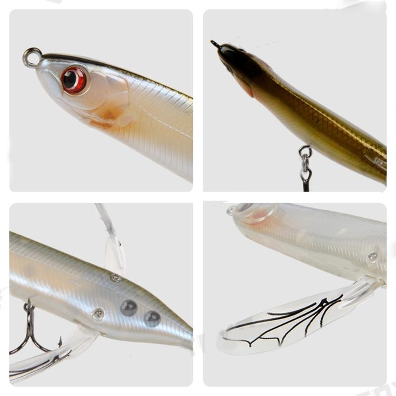 Topwater Dragonfly Fishing Lure Artificial Bait Wobbler Floating Fishing Crankbaits Artificial Baits Easy-to Use