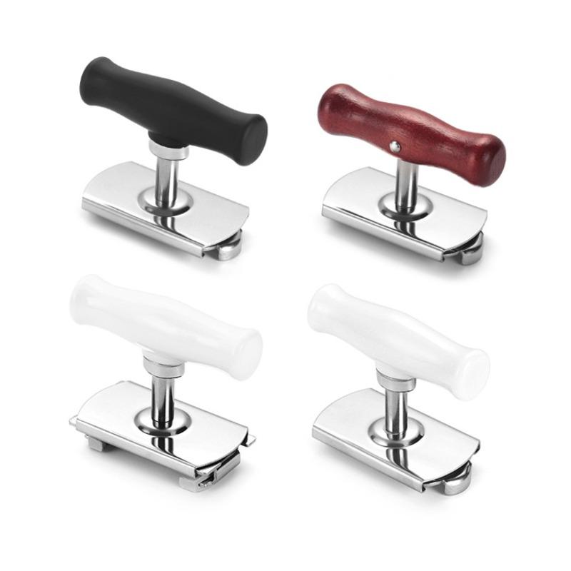 Flaschenöffner aus Edelstahl Kraftsparender Dosenöffner Kappenverschrauber Korkenzieher Küchenhelfer