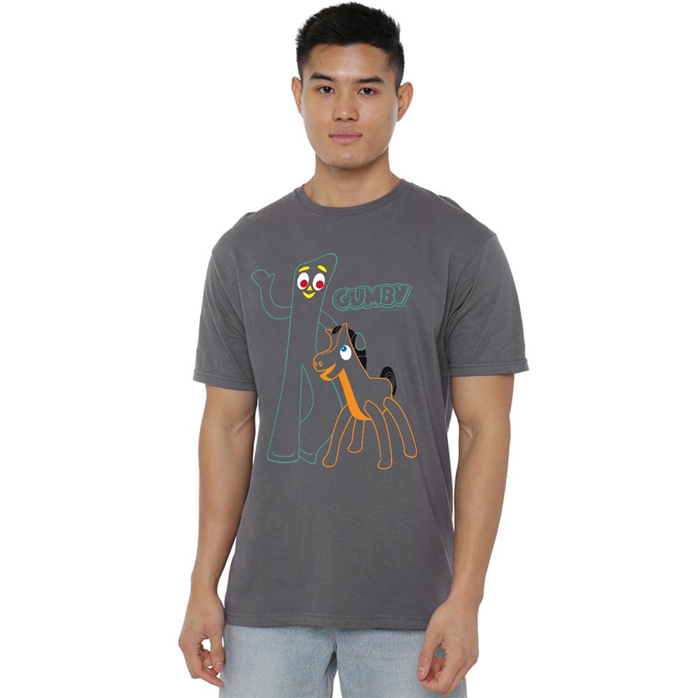 Gumby Unisex Adult Outline T-Shirt