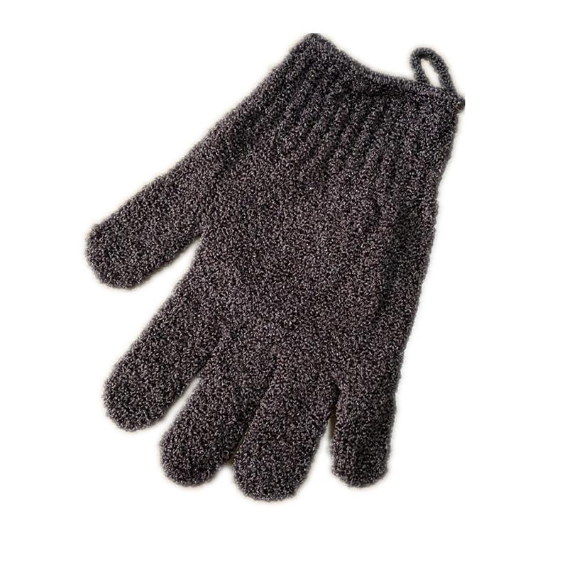 Korean Exfoliating Bath Mitt – Five-Finger Scrubbing Glove and Back-Scrubbing Towel