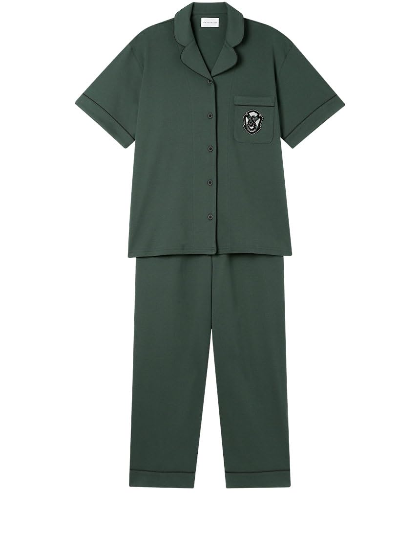 

Unnanacool Хлопковый комплект для пижамы с коротким рукавом Potter LP6640 Женский 100% (Коллаборация с Гарри) (GR)