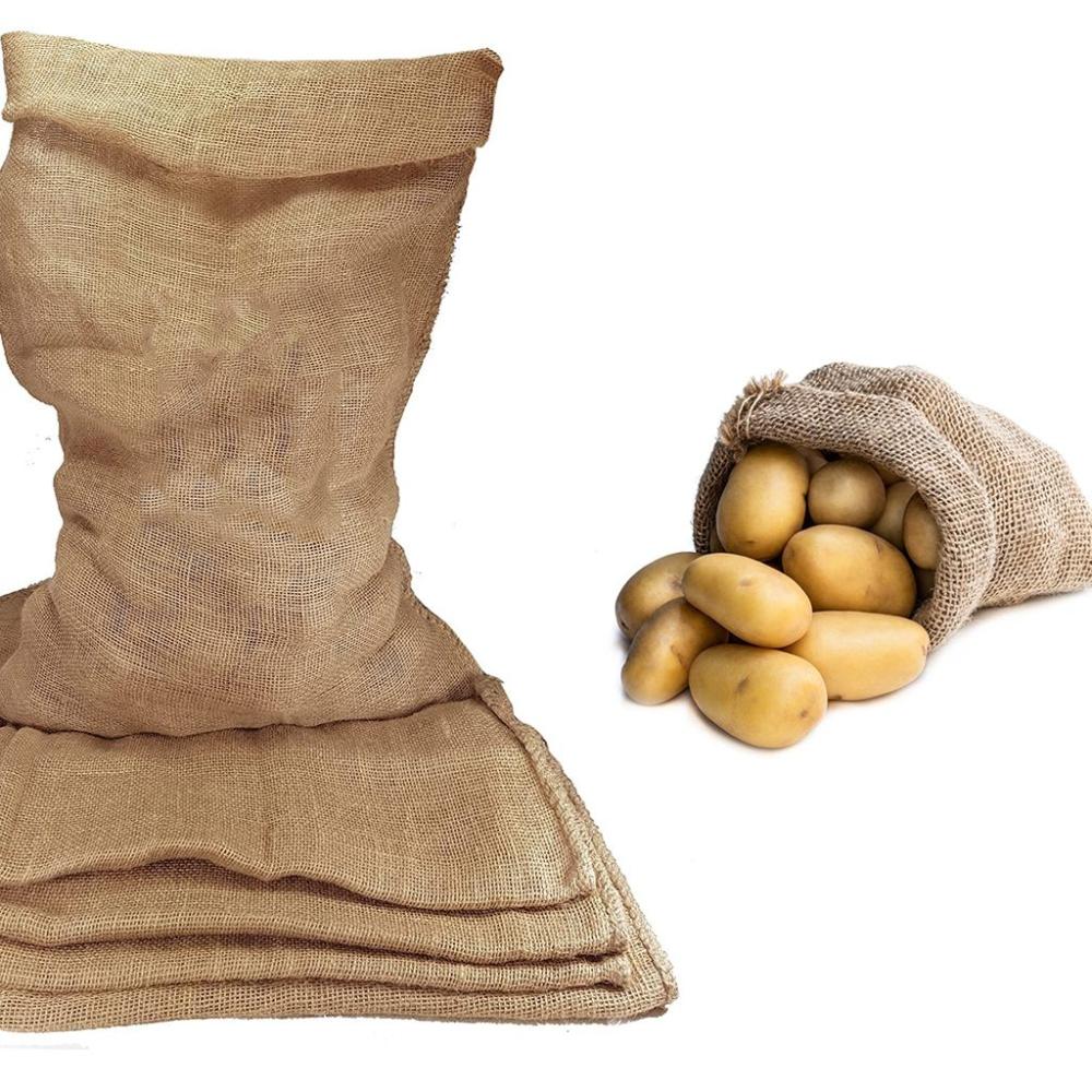 Household Organizer Bag Sack Race Use Potato Packaging Bag Hessian Sacks Burlap Bag Potato Sack