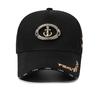 Spring Autumn Men's Baseball Cap Metal Anchor Embroidered Sunshade Cap Men's Outdoor Cap