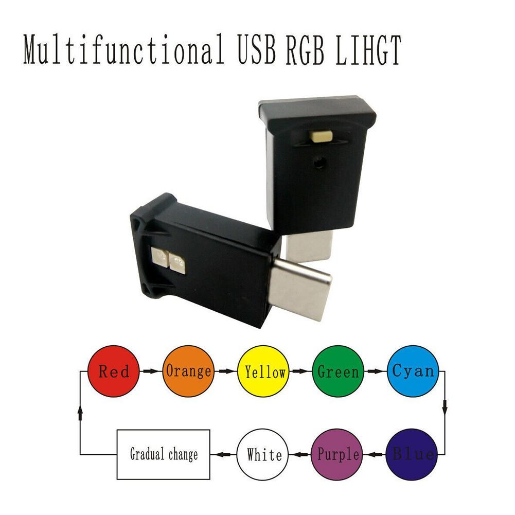 

LED Lamp USB-C Accessories Ambient Atmosphere For Car