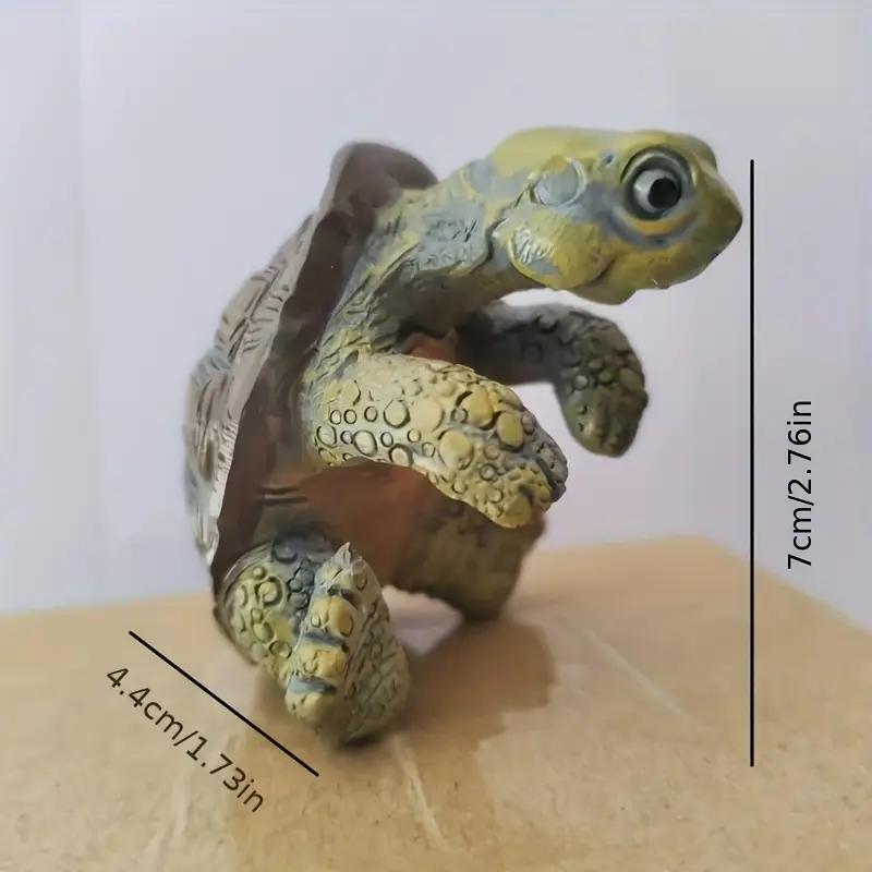 Turtle Hanging Ornaments Decorative Cartoon Small Turtle Pot Hanging Handmade Simulated Turtle Ornaments Home Decor