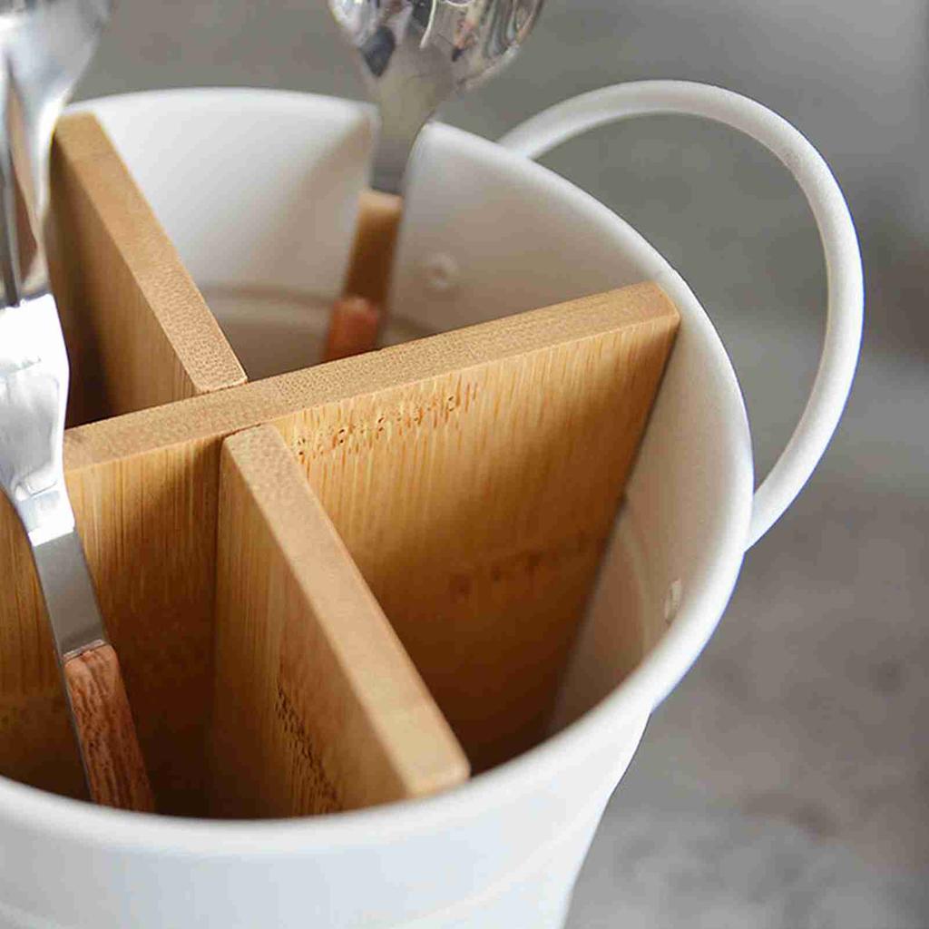 Chopstick Holder Multifunctional Compartment Chopsticks Storage Rack Kitchen Utensil Holder