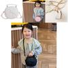 Cute Unisex Mini Bowknot Round Purse For Kids Made From Soft Pu Material