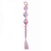 2Pcs Synthetic Lantern Gourd Twist Bubble Braids Colorful Girls Bow Wig Hairbands  Party