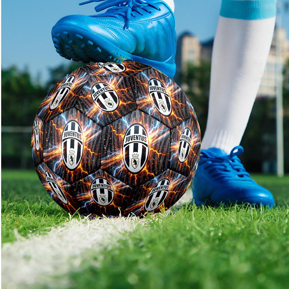 Pallone da calcio a tema Juventus FC Taglia 5 Pallone da calcio Tocco Morbido Pallone da calcio Professionale per Allenamento per Sport all'Aperto