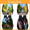 Mochila Escolar Minecraft de Tecido Oxford Durável Espaçosa Leve Bolsa Infantil de 15 polegadas