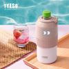 Tyeso 1000ML Portable Insulated Cold Drink Bottle High-Performance Lightweight Tumbler Large Capacity for Outdoor Sports Travel with Eye Sticker