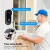 Video HD Wireless Waterproof Doorbell Camera, Night Vision & Voice Change Smart Home Security System Monitor Smart Life