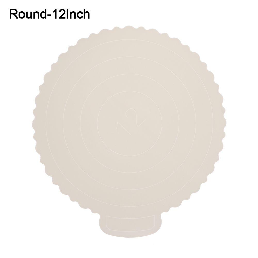 Houshold 4/6/8/10/12inch Cupcake Reusable Plastic Cake Boards Baking Tools Dessert Tray Cake Base