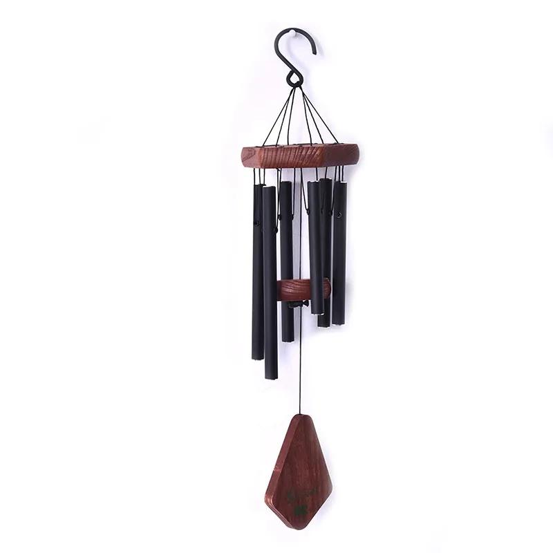 

[PL]Large Deep Tone Windchime Chapel Bells Wind Chimes Outdoor Garden Home Decor чорний