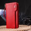 Capacious Women's Wallet Clutch Made of Genuine Leather CANPELLINI Wallet 21535 Red