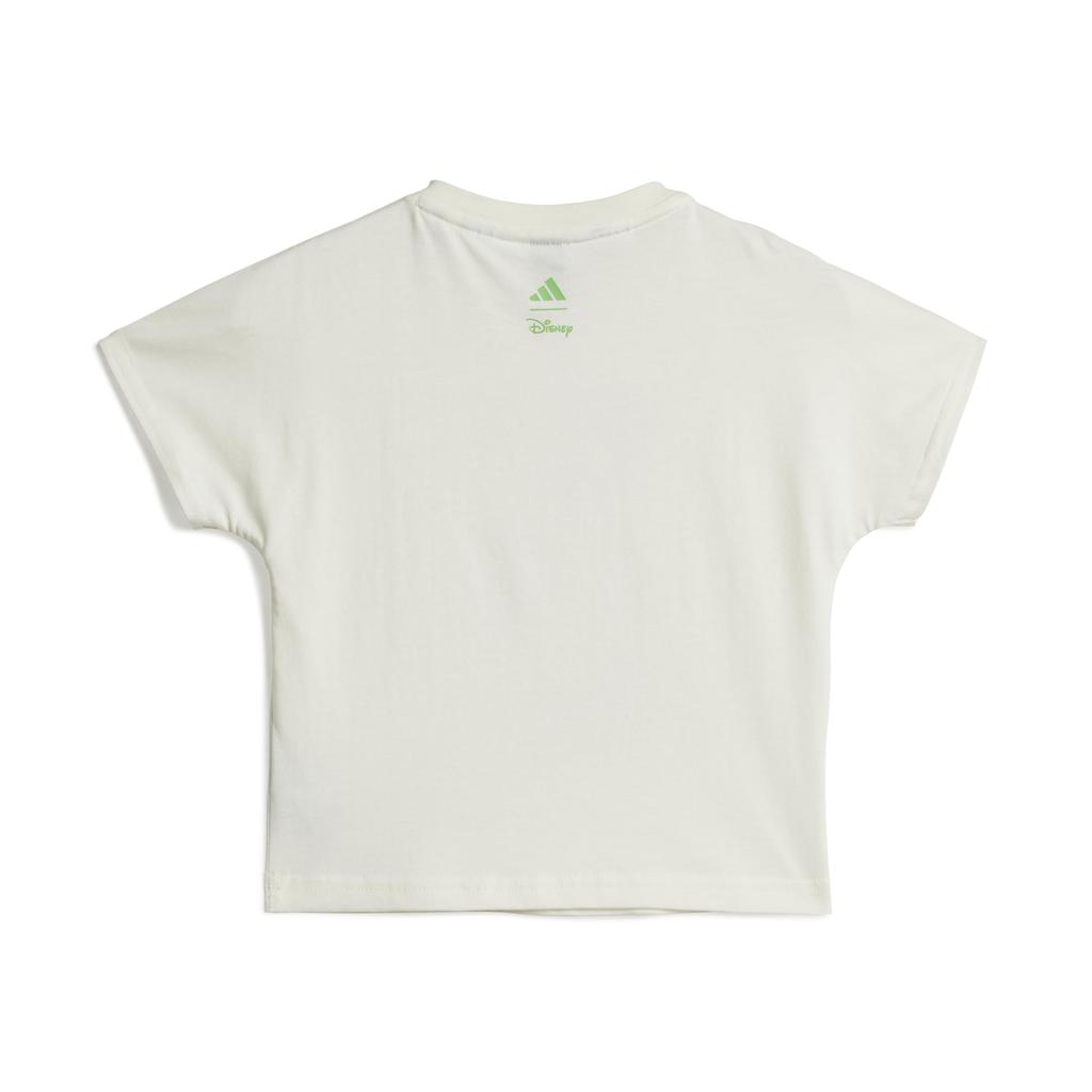 Adidas Short Sleeve Kids Disney MM KLJ60 Off Burst T-Shirt White/Lime (JL9169)