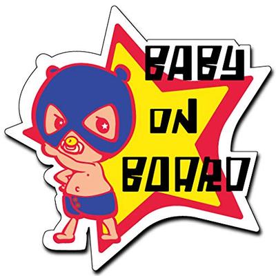 Babystity Baby On Board Magnet Sticker Sign (Magnet, No, 2)