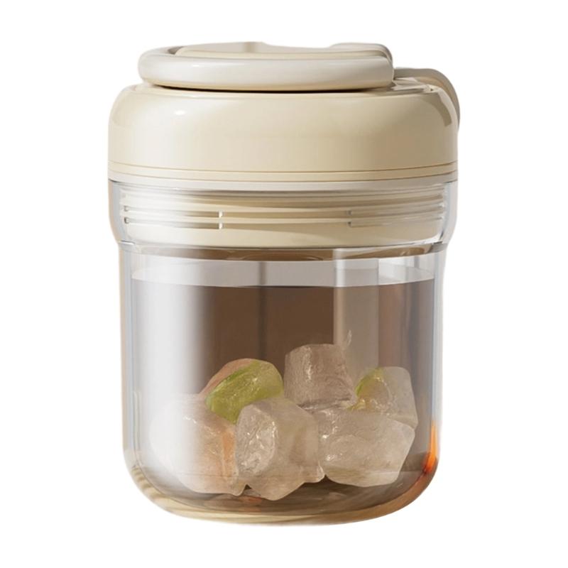 

Innovative Ice Maker And Beverage Container For Picnics And Camping бежевий