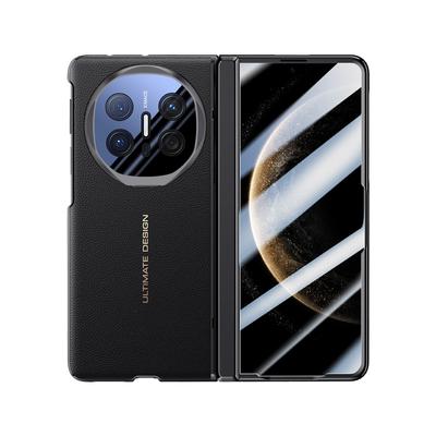 Huawei Matex6 Phone Case Film Integrated Electroplated Folding Spring Hinge Anti-drop Bracket X6 Men's Plain Leather Case