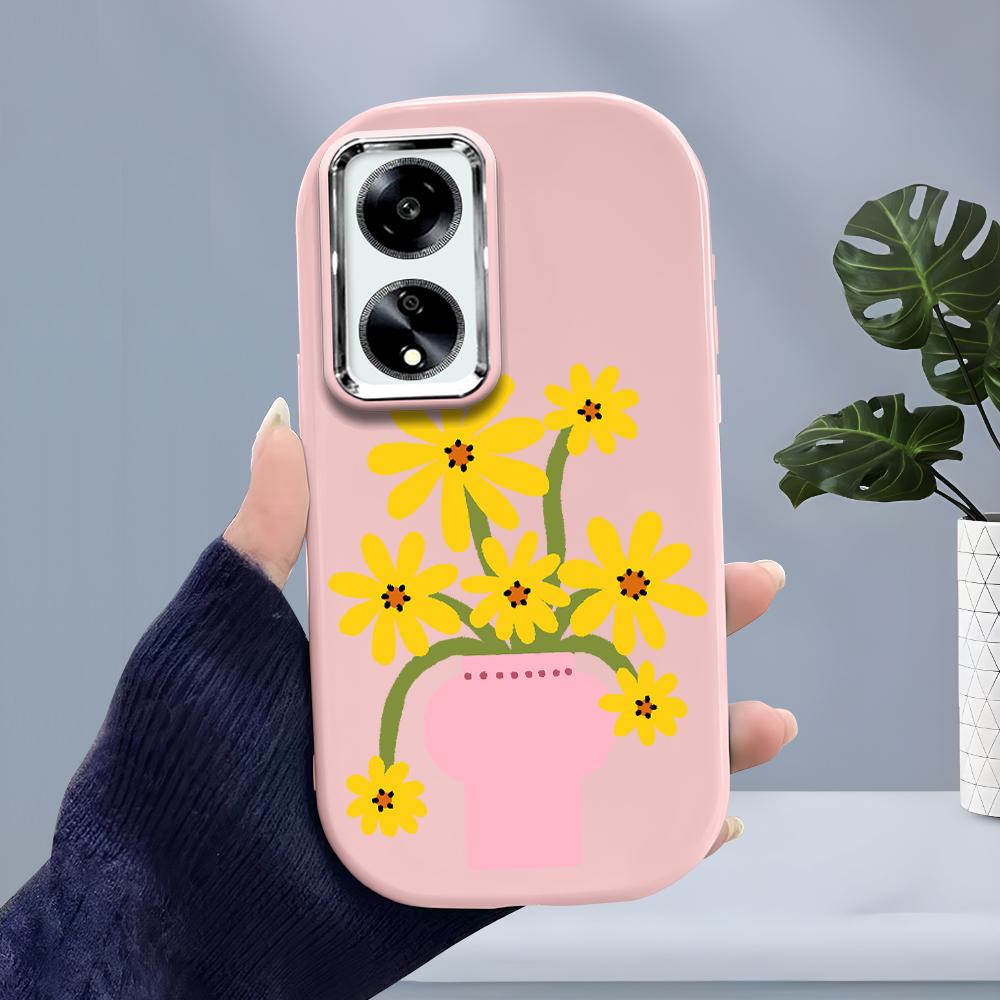 Solid Color Silver Edge Lens Soft Liquid Silicone Shockproof Phone Case for iPhone Samsung Huawei Honor Xiaomi Redmi OPPO Realme Vivo Infinix Tecno