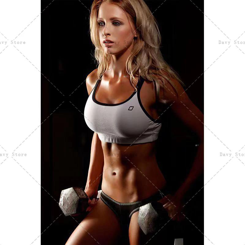 Sexy Fitness Beauty Lose Weight Inspirational Exercise Print Art Canvas Poster for Living Room Decoration Home Wall Picture
