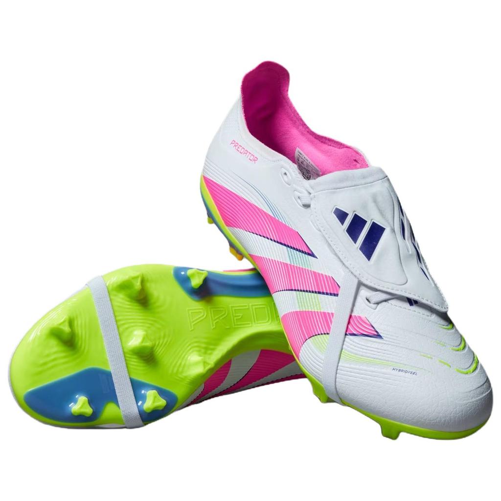 Adidas Predator 24 League Foldover Tongue FG MG Celestial Victory Pack Men Sneakers White Cloud-White Lucid-Pink ID1320