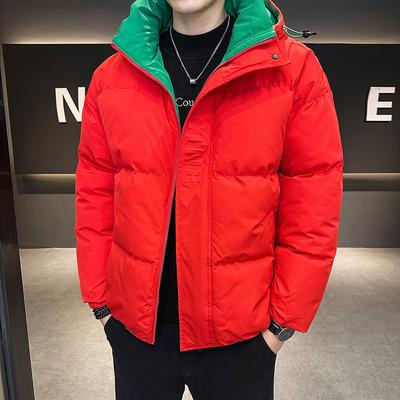 Velvet Cotton Clothes Winter New Loose Cotton-padded Clothes Versatile Men's Cotton Thickened Men's Jacket Cotton-padded Clothes