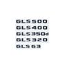 ABS Car Trunk Letters Logo Emblem Badge Decals Sticker For Mercedes Benz GLS Class GLS400 GLS500 GLS550 GLS450 GLS350 X166 X167 RX7