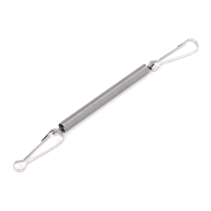 Replacement Springs with 2 Clips Stainless Steel 3.1 Inch Spring Fastening Water Drinking Bottle for Rabbit Hamster
