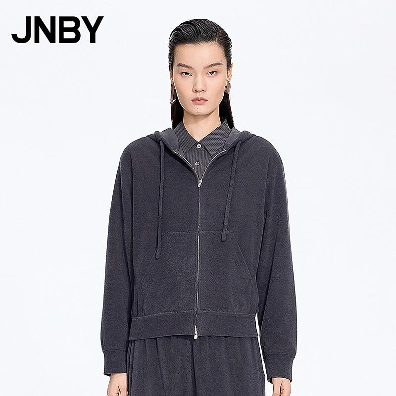 

JNBY 2026 Spring Hooded Full-Zip Sweatshirt S
